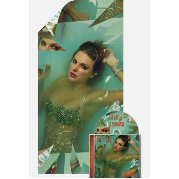 CD Taylor Swift: The Life Of A Showgirl + Unique 2-Sided Poster NEW / SEALED - Picture 6 of 7